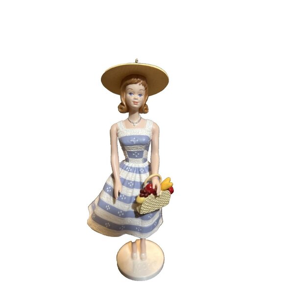 Hallmark Keepsake Midge Ornament Suburban Shopper 35th 1998 Vtg No Box Barbie - Picture 1 of 3